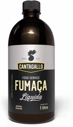 Fumaça Líquida CantaGallo 1L - Linha Profissional - Sabor Intenso de Defumado
