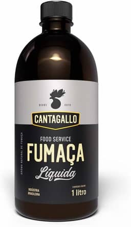 Fumaça Líquida CantaGallo 1L - Linha Profissional - Sabor Intenso de Defumado
