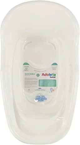 BANHEIRA PARA BEBÊ ADOLETA 20 LITROS (Branco)