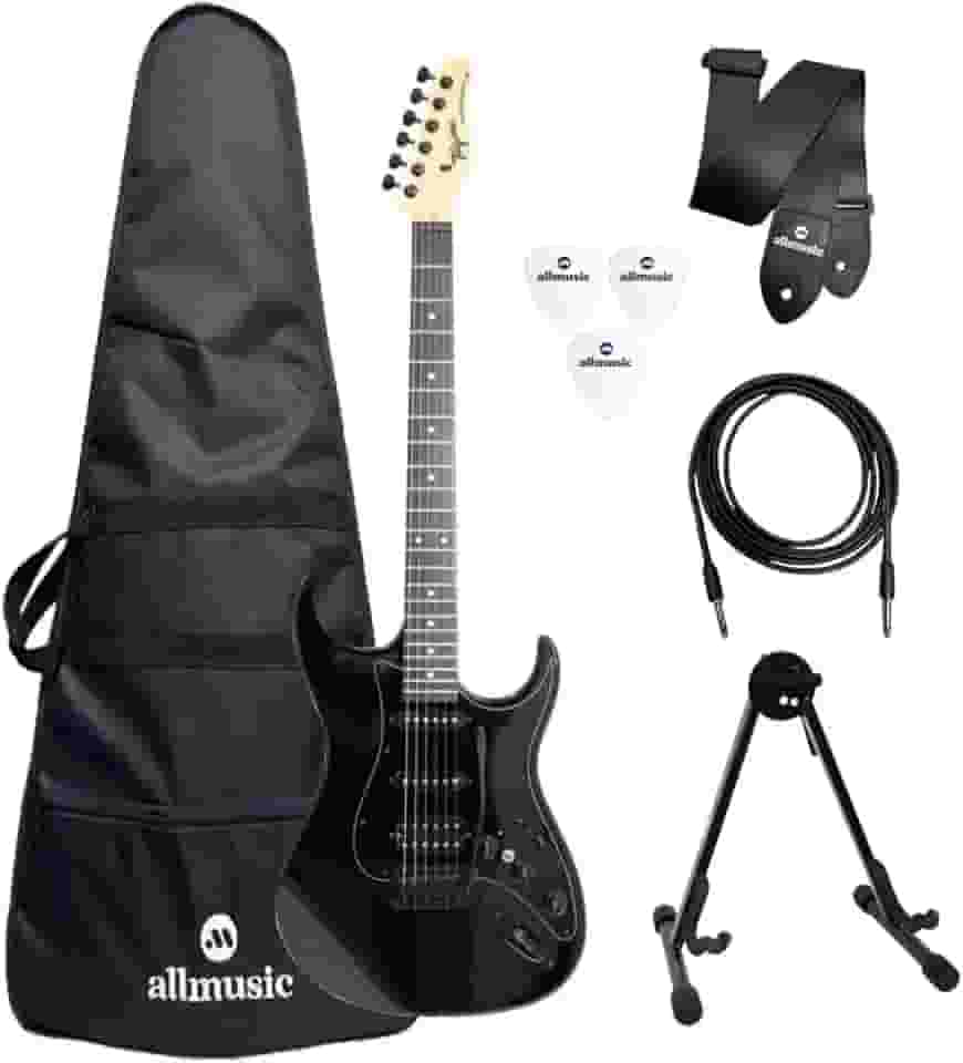 Kit Guitarra Tagima DuoSmart-S Black + Capa + Acessórios