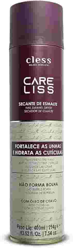 Spray Secante de Esmalte e Fortalecedor de Unhas Care Liss - Rápida Secagem, Brilho e Proteção para Suas Unhas