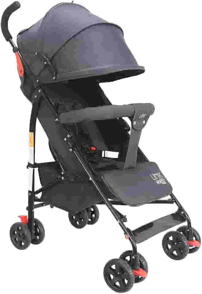 Maxi Baby Carrinho de Bebê Guarda Chuva LINK Até 15kgs (Preto)