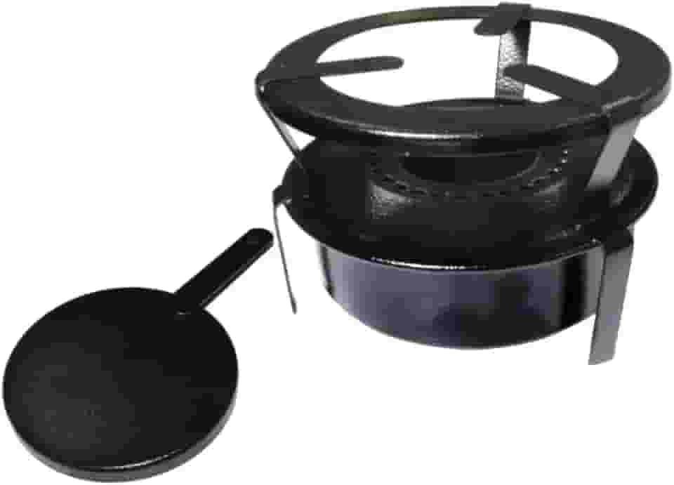 Fogareiro Fogão Portátil Espiriteira A Àlcool Camping Pesca