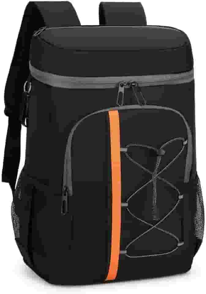 Mochila Térmica Cooler Portátil Para Praia, Churrascos, Camping, Viagens, Ar Livre - Antivazamentos, Refrigera 24 Horas, 30 Litros Capacidade, 3 Compartimentos