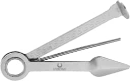 Limpador p/cachimbos 3x1 NERONE Capsule metal prata