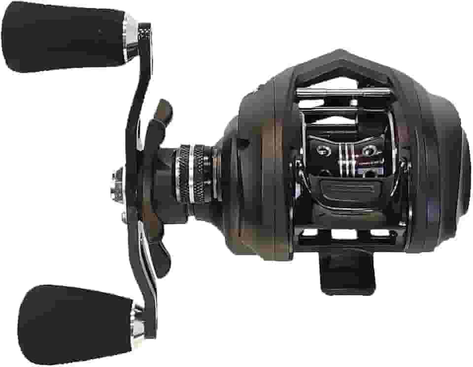 PB COLLECTION, Carretilha Raptor Collection, Lado Direito, Perfil Baixo, 7+1, Modelo Extremamente Leve, Produzido em Carbono, Excelente Para a sua Pesca, Última Geração