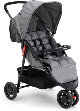 Carrinho De Passeio Para Bebê Delta (Até 15kg) Cinza Voyage