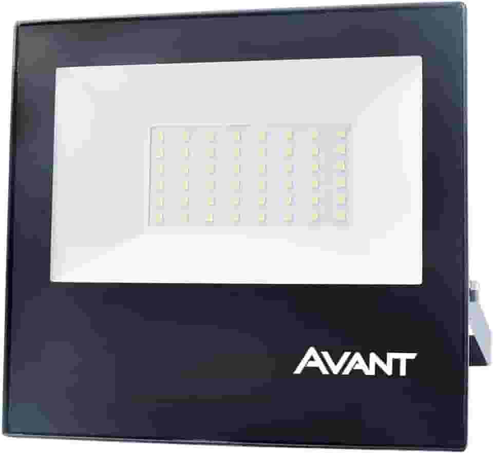 Avant Refletor Holofote Slim LED 50W Luz branca 6500K IP66 Prova d'água 110v/220v Bivolt Cod: 259501372