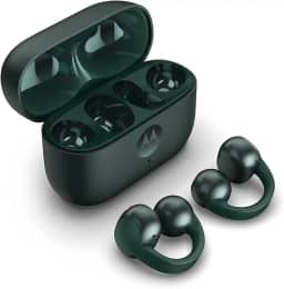 Fone de ouvido Sem Fio Motorola Moto Buds Loop by Bose - Bluetooth, uso confortável com clipe, open-ear, OWS - Verde