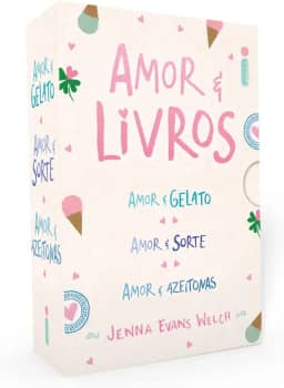 Box Amor & livros: Caixa com os 3 volumes da coleção