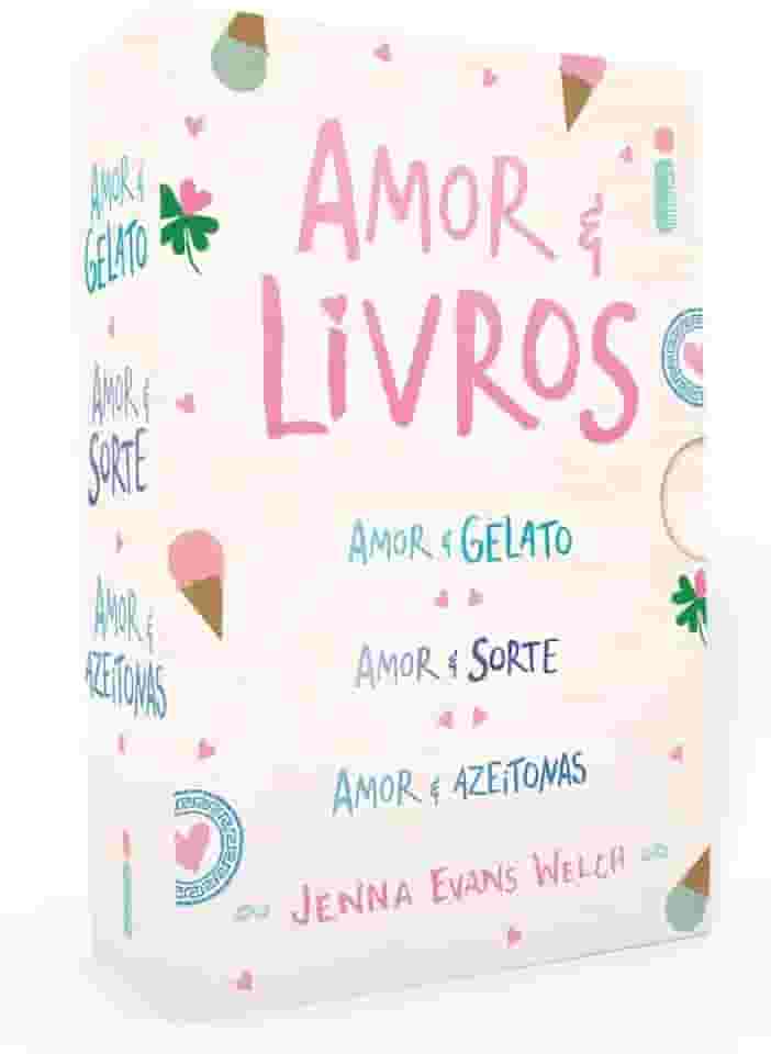 Box Amor & livros: Caixa com os 3 volumes da coleção