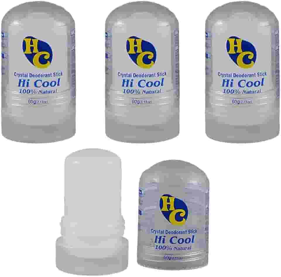 Desodorante natural Cristal/Pedra Pode ser usado em todo o corpo para melhorar o odor corporal Antitranspirante De Corpo Inteiro Em Bastão 60g (3)