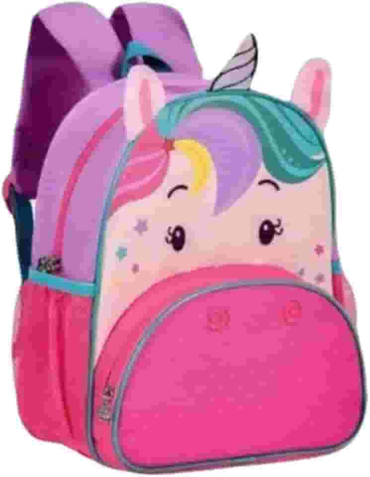 Mochila Costa Escolar Infantil Unicórnio 13'-Clio Style 2025 - Lilás