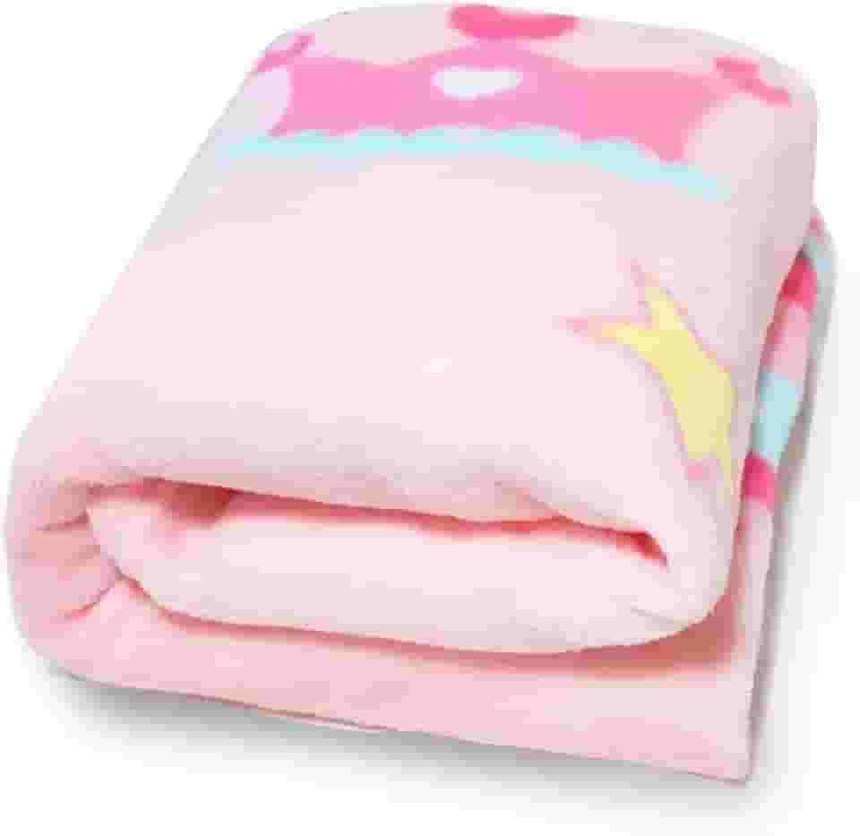 Manta Cobertor Bebe Microfibra Confort Baby Princesa Rosa Antialergico Toque Macio