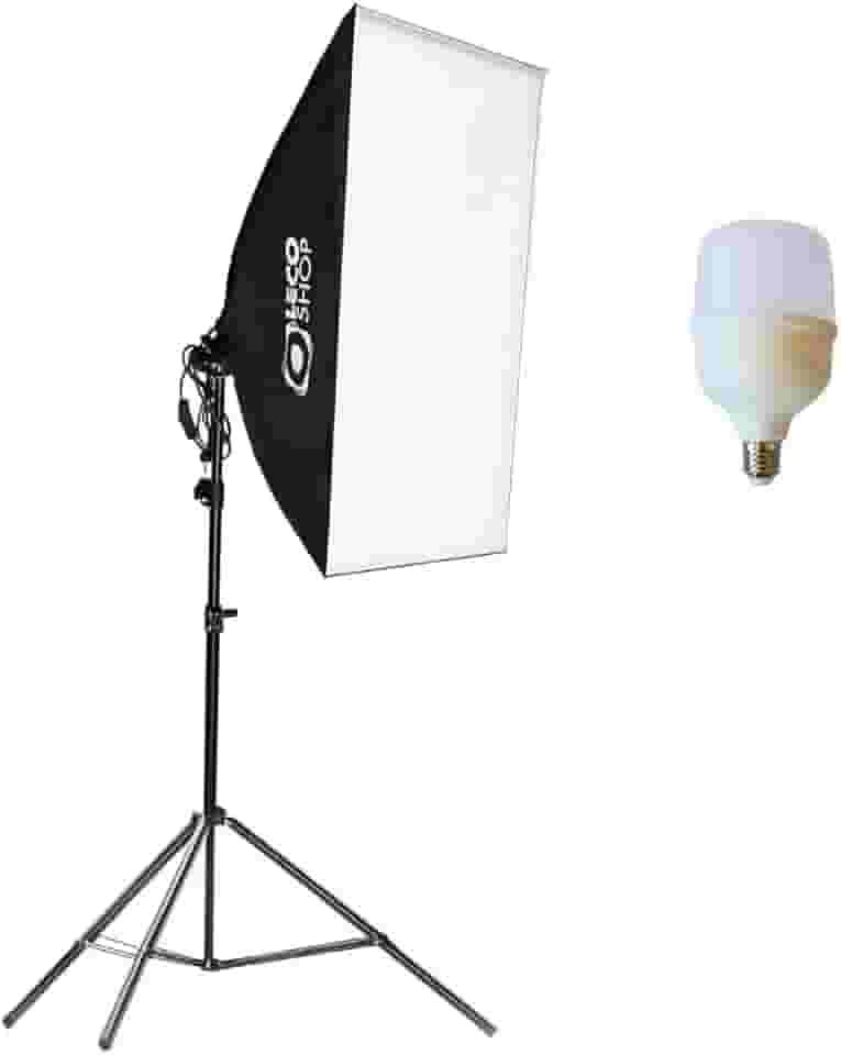 Kit SoftBox 50 X 70 Com Lampada Led, Luz Continua para foto e vídeo