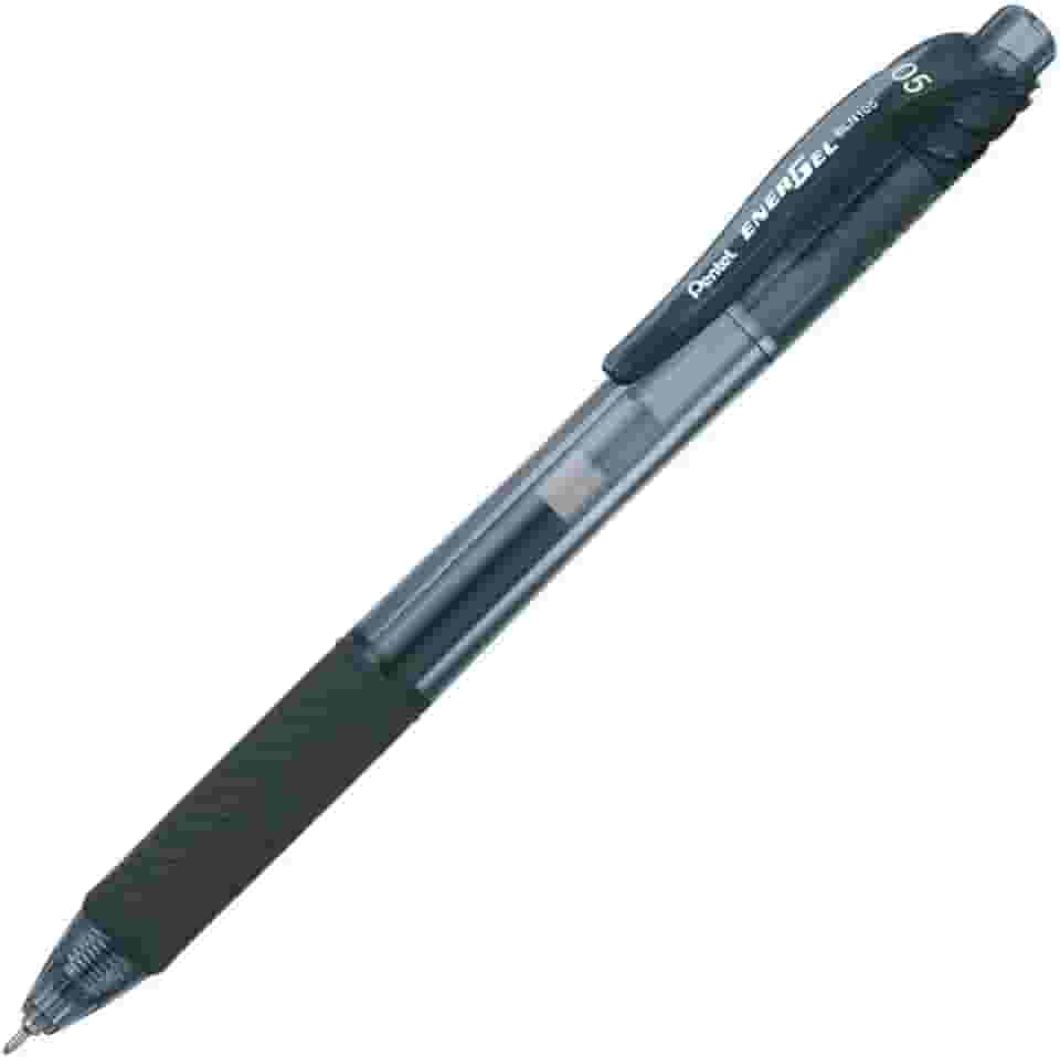 Pentel Caneta Gel Energel X 0.5mm Preta Retratil SM/BLN105-NA