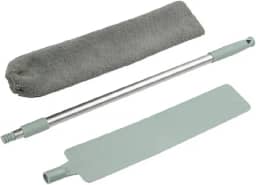 ERYUE Escova de pó, Espanador de Microfibra Escova de Poeira Artefato de Limpeza de Poeira Espanador de Microfibra Lavável com Poste de Extensão Espanador de Punho Longo Espanador de Poeira Extensív