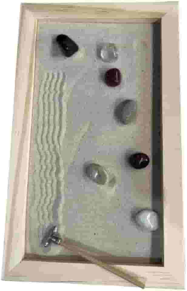 Jardim Zen Japonês Feng Shui Madeira Meditação Yoga 15x25cm