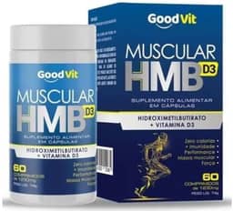Muscular Hmb Hidroximetilbutirato Com Vit D3 Good Vit