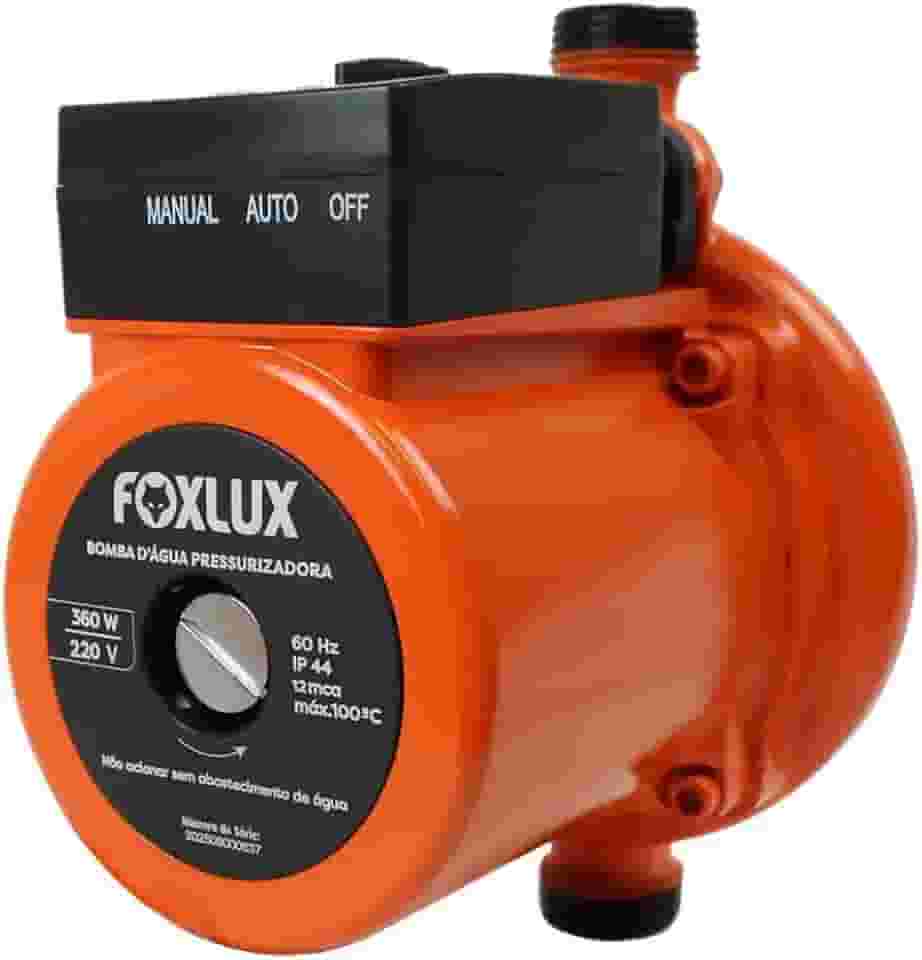 Bomba D'Agua Pressurizadora 220V 360W Foxlux