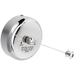 Varal de Parede Retrátil em Aço Inox Com Corda Nylon Recolhivel Extensível Cromado Lavanderia Casa Apartamento Varanda Roupa Prático Discreto - SHACK