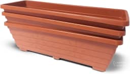 Vaso floreira vertical horta 24,5 litros 80cm plástico 1und