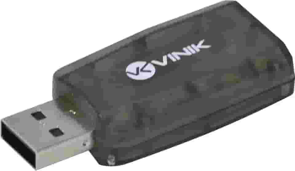 ADAPTADOR PLACA DE SOM USB 5.1 CANAIS VIRTUAL AUSB51 - VINIK, 25540