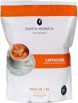 Cappuccino em pó Santa Mônica 1kg