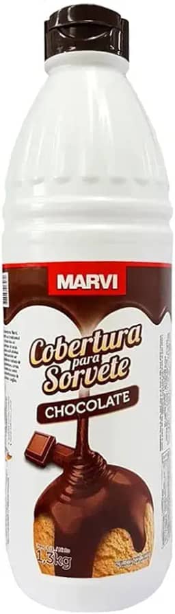 Cobertura para Sorvete Chocolate 1,3kg - Marvi