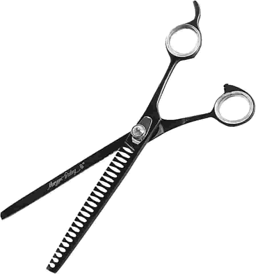 Tesoura Maryam Tubarão 8' Tosa Pet Shop Profissional (Preta)