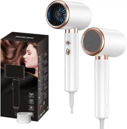 Secador de Cabelo Profissional 2000W 127V 110V Turbo Ionic Silenciosoc com Difusor Pequeno Portátil para Viagens 37H (110V)