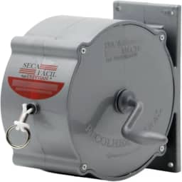 Varal Recolhível Trevisan Retrátil De Parede 30m Grafite Seca Fácil