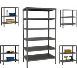 Estante de Aço 6 Prateleiras Multiúso 90cm