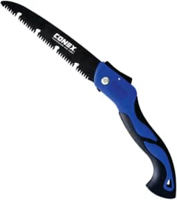 Serrote de Poda Tipo Canivete com Lâmina Japonesa SK5 | Serrote Dobrável Profissional Para Jardinagem e Camping - Conex