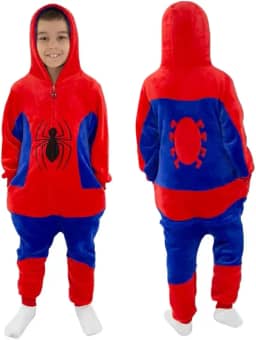 MACACAO KIGURUMI INFANTIL DE 7 A 8 ANOS SPIDERMAN