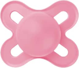 MAM Baby 1 Chupeta Original Start Com Bico Simétrico de Silicone SkinSoft para Crianças 0-2 Meses Com Caixa Esterilizadora, Rosa