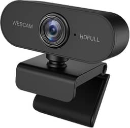 Webcam Camera Full Hd Zoom 1080p 360 Graus Entrada Usb 2.0 Com Microfone Ideal para Videoconferencia Zoom Meet Teams Livestream Aulas online Reunião Skype Premium