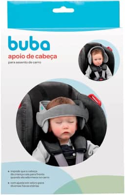 BUBA Apoio De Cabeca Para Assento De Carro, Preto, Tamanho único