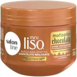 SALON LINE MASCARA MEU LISO MATIZADOR CHOCOLATE 300G
