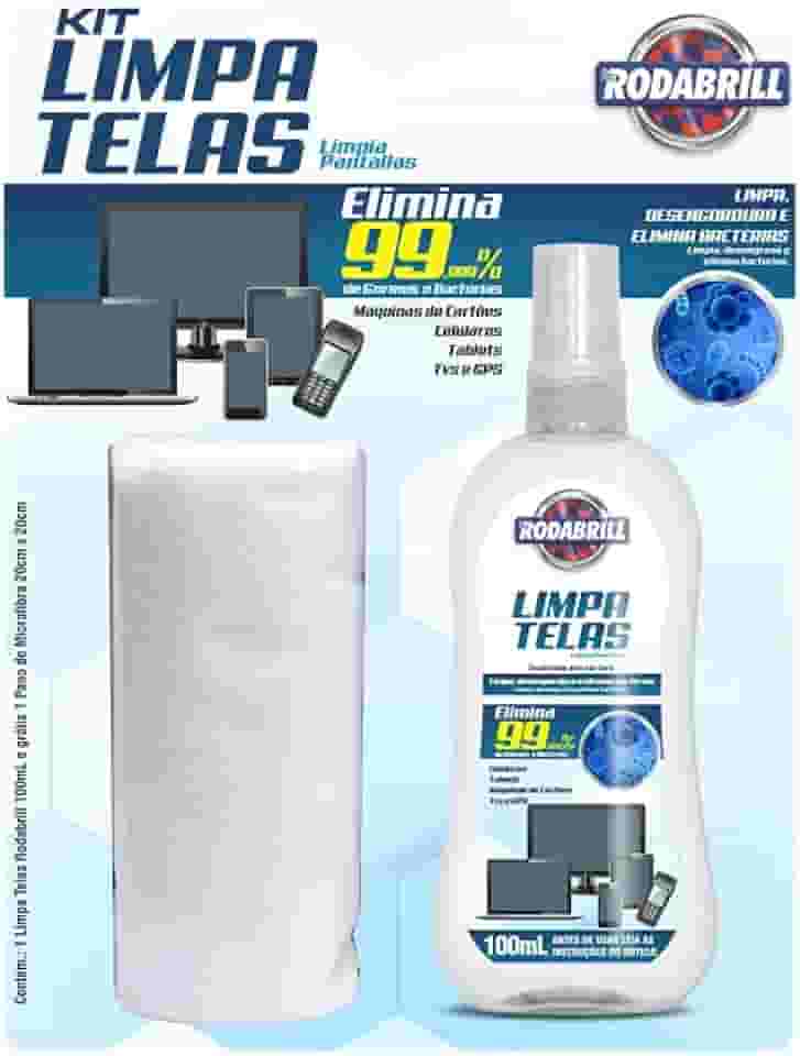 Kit Limpa Telas 100ml Rodabrill