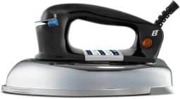 Ferro de Passar Roupa Britânia Base Alumínio, antiaderente; 220°C BFS50A 220V