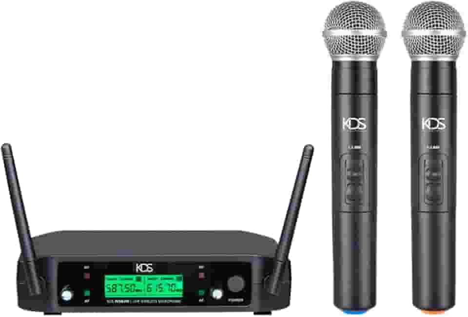Microfone Sem fio KDS-W382M UHF Mão Duplo Kadosh