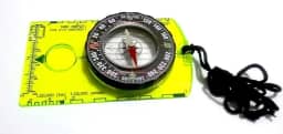 Bússola Orient com Régua e Marcações de Escalas - AZTEQ