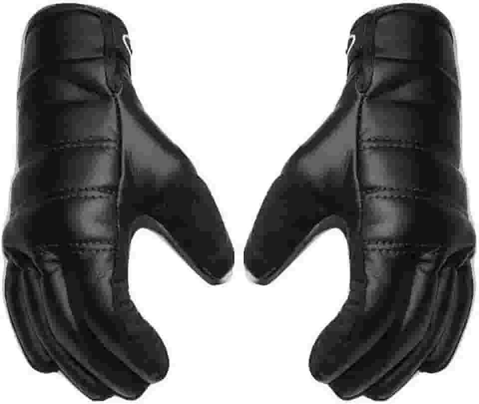 Luva Motoqueiro Proteção Contra Frio Manta Térmica Par Couro Premium