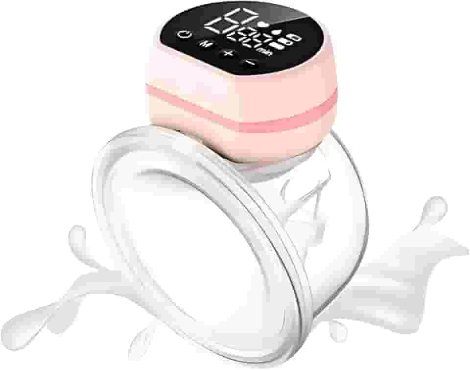 Bomba De Tirar Leite Materno Mãos Livres Bombinha Extratora Elétrica Digital Mamadeira Portátil Armazenamento Amamentação 10 Níveis de Sucção Conforto Sem BPA Baixo Ruído Fácil de Limpar