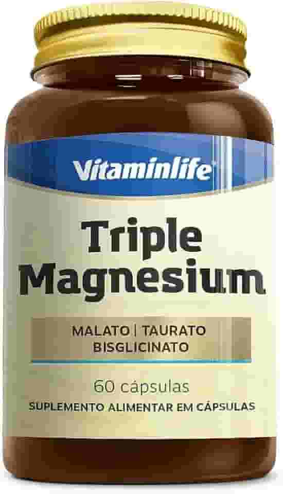Vitaminlife Triple Magnesium 260Mg (Malato + Taurato + Bisglicinato) 60 Cáps