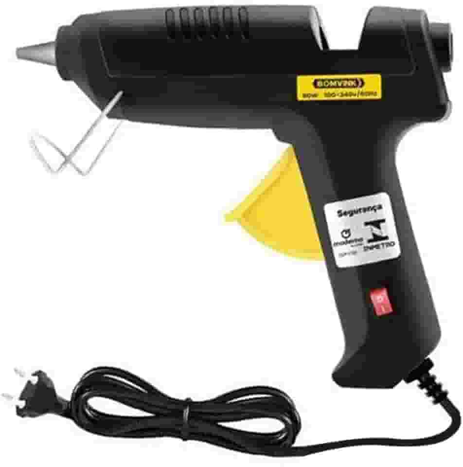 Pistola de Cola Quente Profissional, 40W Bivolt, Bico 11mm, Aquecimento Rápido, Antivazamento (40W)