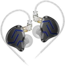 Fone de Ouvido KZ ZSN PRO 2 Intra-Auricular, Híbrido de Alta Definição, Driver Dinâmico Super-Linear e Armadura Balanceada, Isolamento de Ruído – Músicos e Gamers AlverSun (PRETO ACINZENTADO)