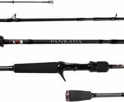 VARA PARA CARRETILHA LUMIS PANKADA 6'0" (1.82M) 10-25LB CARBONO IM8-2 PARTES