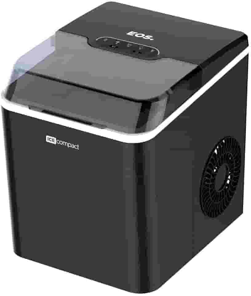 Máquina de Gelo 12kg Eos Ice Compact Emg04p Preto 110v